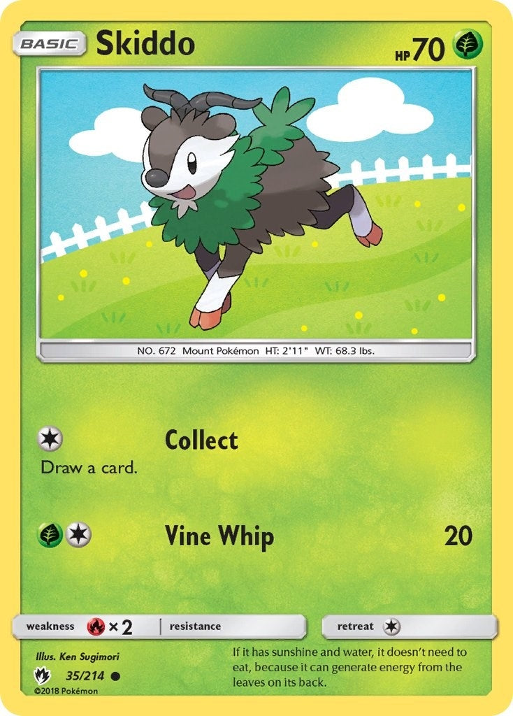 Image for Skiddo (35/214) (SM - Lost Thunder) - Pokemon