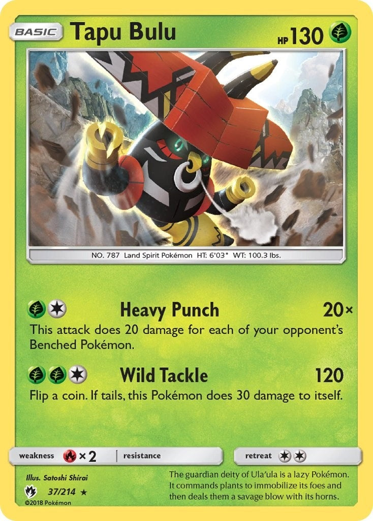 Image for Tapu Bulu (37/214) (SM - Lost Thunder) - Pokemon