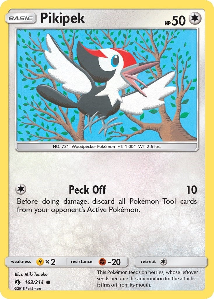 Image for Pikipek (163) (163/214) (SM - Lost Thunder) - Pokemon