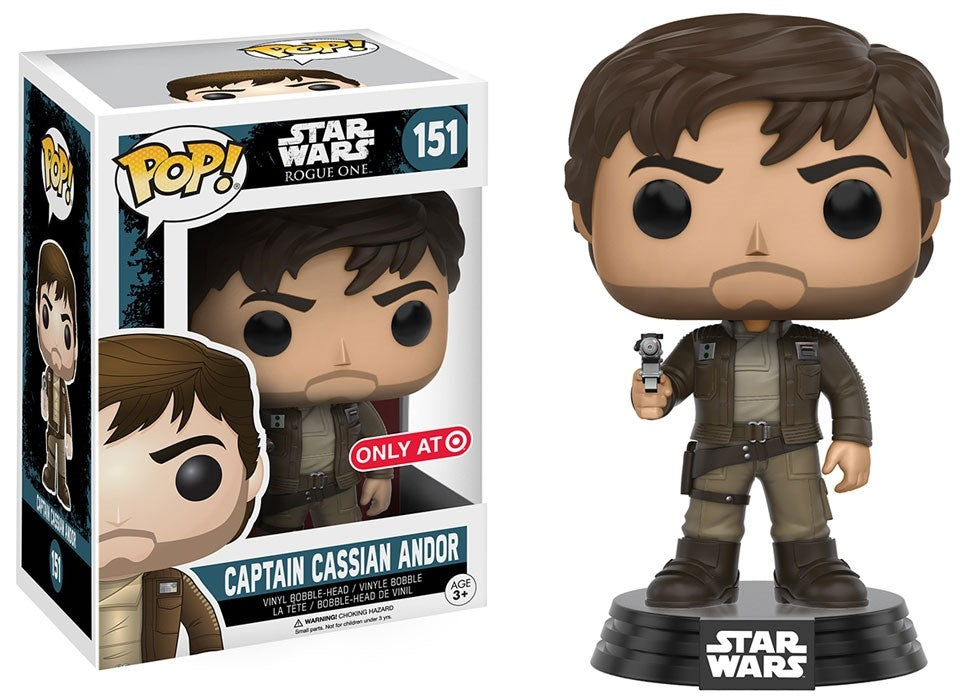 Star Wars: Captain Cassian Andor (Bobble-Head) (Target Exclusive) (151) [POP!] - Funko Sealed