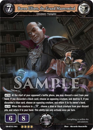 Baron Elliott the Grand Mastermind (5065) [BP05] - Dragoborne Single