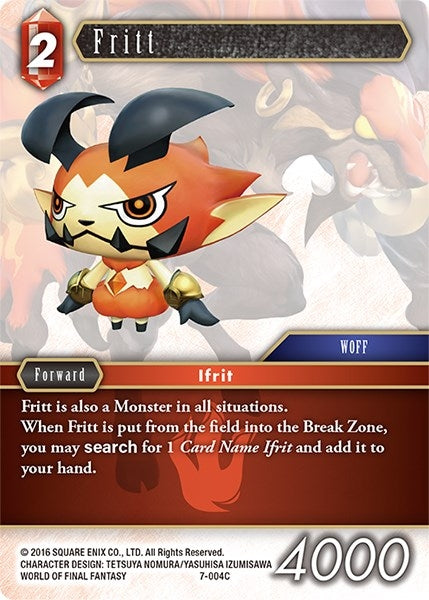 Fritt (7) [OP7] - Final Fantasy TCG Single