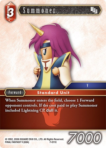 Summoner (7-011C) (7) [OP7] - Final Fantasy TCG Single
