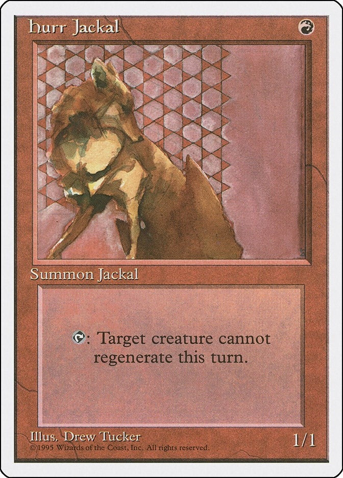 Hurr Jackal [4ED] - MTG Single