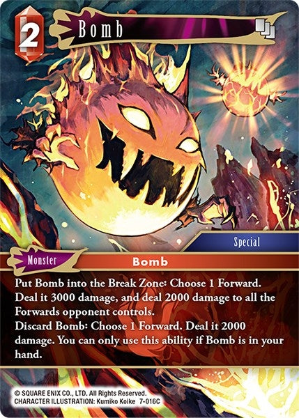 Bomb (7) [OP7] - Final Fantasy TCG Single