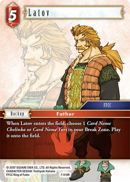 Latov (7) [OP7] - Final Fantasy TCG Single