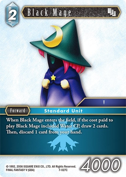 Black Mage (7-027C) (7) [OP7] - Final Fantasy TCG Single