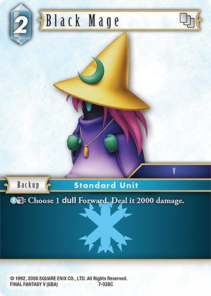 Black Mage (7-028C) (7) [OP7] - Final Fantasy TCG Single