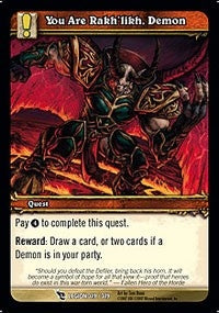 You Are Rakh’likh Demon - WoW Single