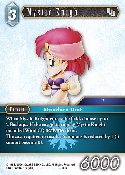 Mystic Knight (7-039C) (7) [OP7] - Final Fantasy TCG Single