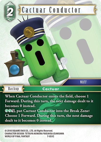 Cactuar Conductor (7) [OP7] - Final Fantasy TCG Single