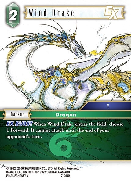 Wind Drake EX (7) [OP7] - Final Fantasy TCG Single