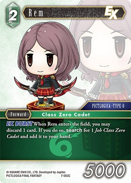 Rem EX (7) [OP7] - Final Fantasy TCG Single