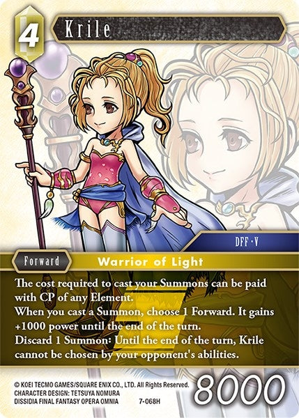 Krile (7) [OP7] - Final Fantasy TCG Single