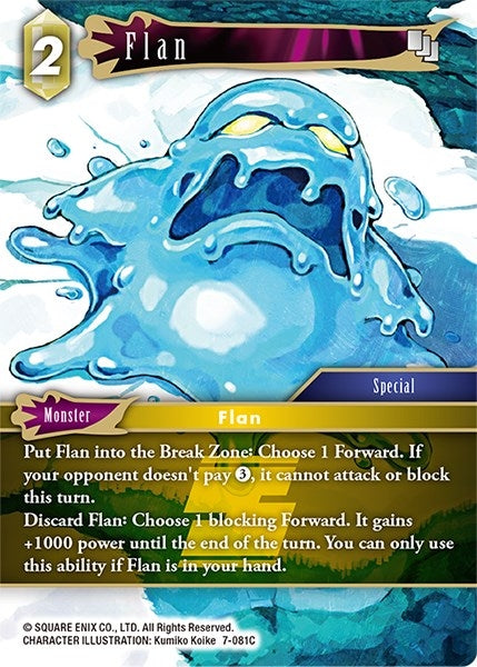 Flan (7) [OP7] - Final Fantasy TCG Single