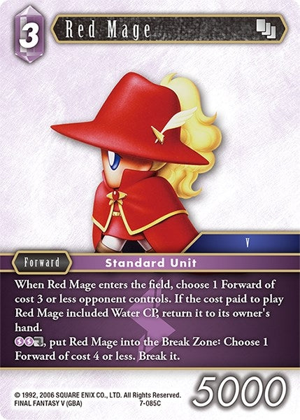 Red Mage (7-085C) (7) [OP7] - Final Fantasy TCG Single