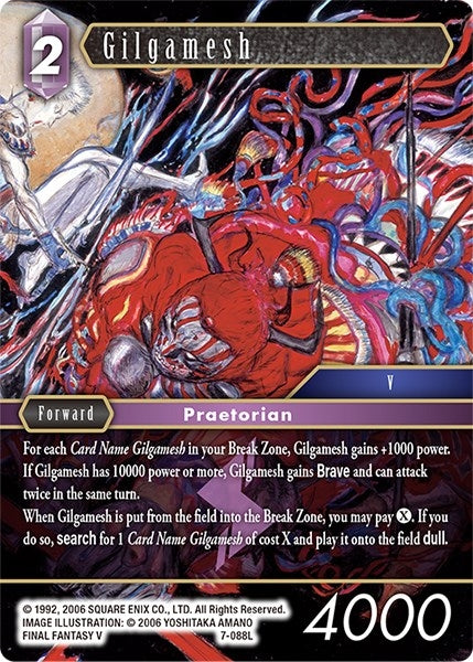 Gilgamesh (7) [OP7] - Final Fantasy TCG Single