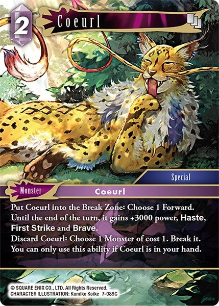 Coeurl (7) [OP7] - Final Fantasy TCG Single