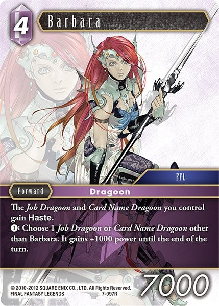 Barbara (7) [OP7] - Final Fantasy TCG Single