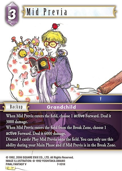 Mid Previa (7) [OP7] - Final Fantasy TCG Single
