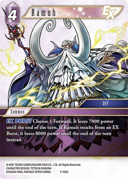 Ramuh EX (7) [OP7] - Final Fantasy TCG Single