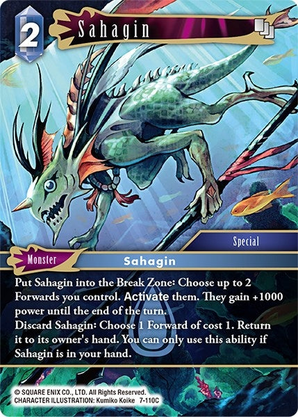 Sahagin (7) [OP7] - Final Fantasy TCG Single