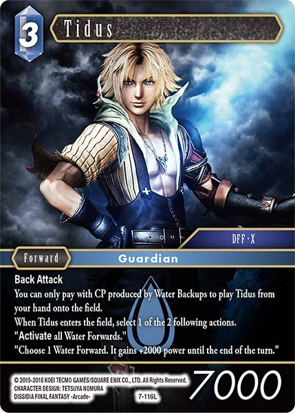 Tidus (7-116L) (7) [OP7] - Final Fantasy TCG Single