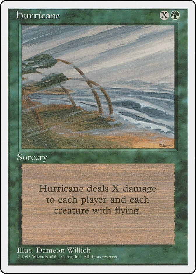 Hurricane (135) [4ED] - MTG Single