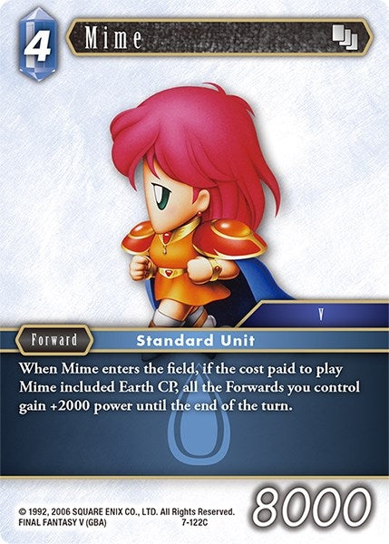 Mime (7) [OP7] - Final Fantasy TCG Single