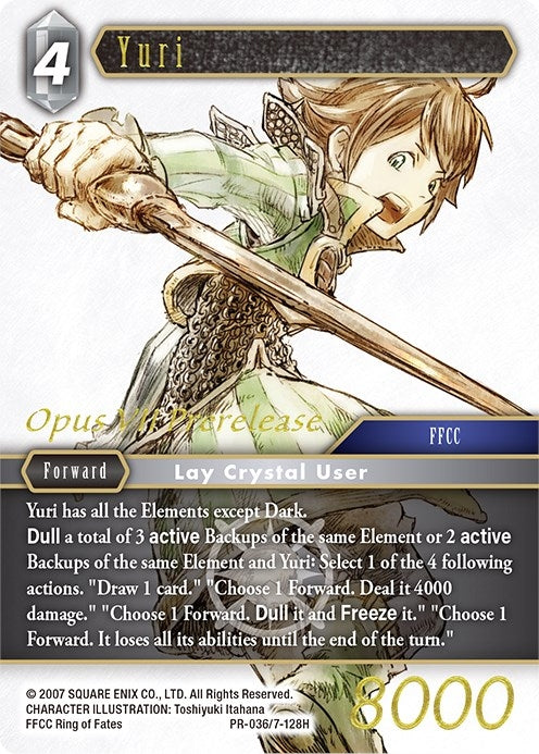 Yuri (Prerelease Promo) (367128) [PR] - Final Fantasy TCG Single