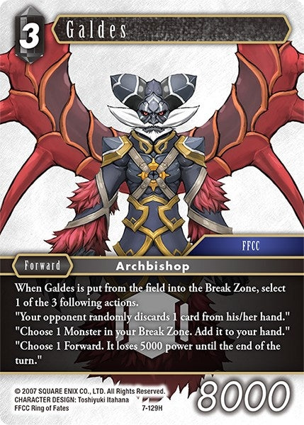 Galdes (7) [OP7] - Final Fantasy TCG Single