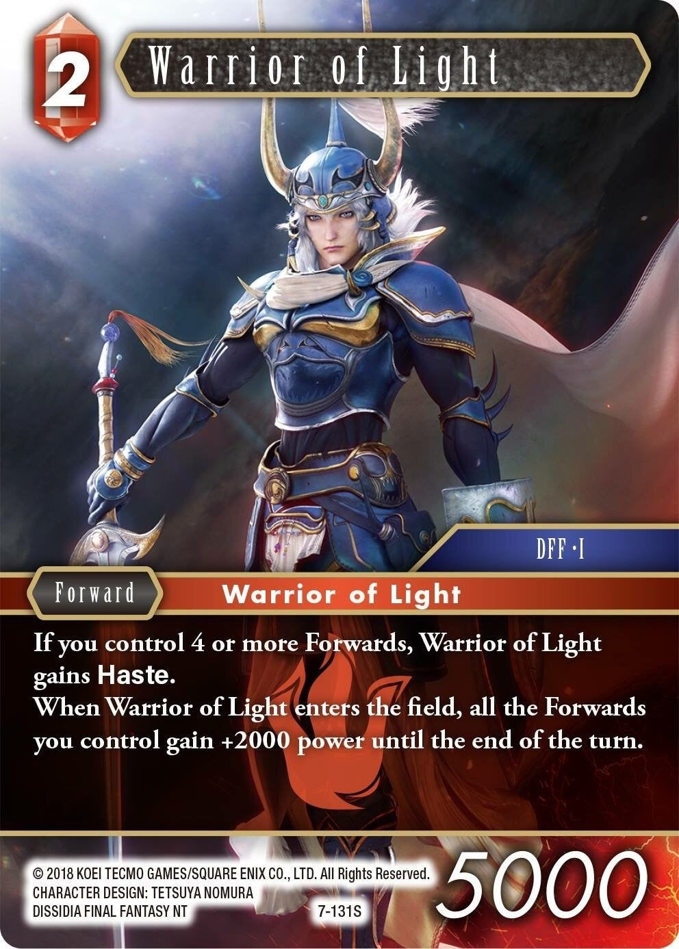 Warrior of Light (7) [OP7] - Final Fantasy TCG Single