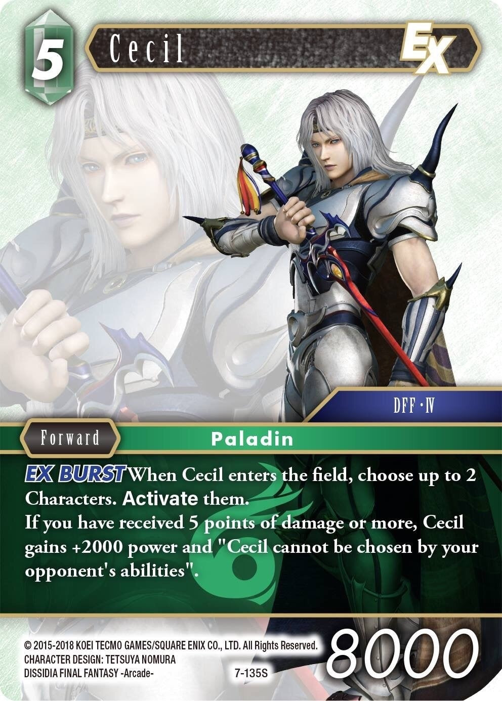 Cecil EX (7) [OP7] - Final Fantasy TCG Single