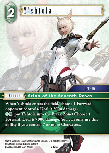 Y’shtola (7) [OP7] - Final Fantasy TCG Single