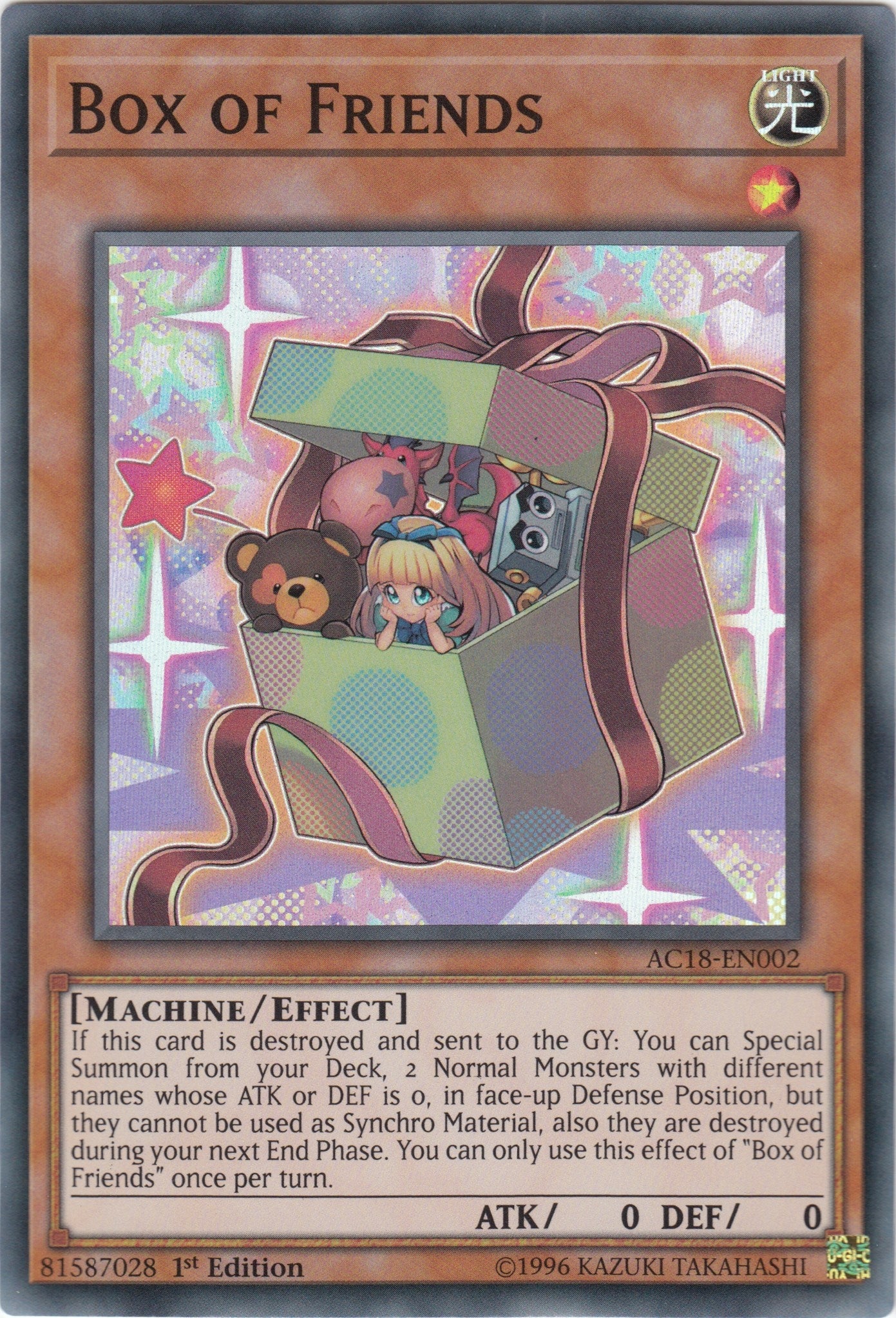 Box of Friends (18002) (AC18) - YuGiOh Single