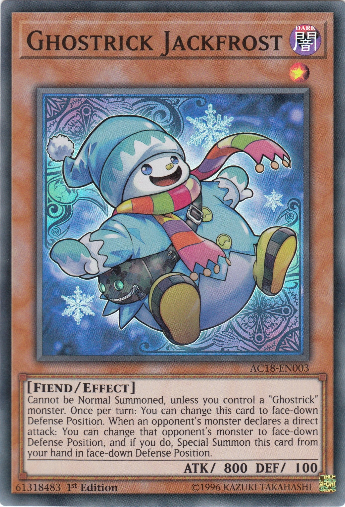 Ghostrick Jackfrost (18003) (AC18) - YuGiOh Single
