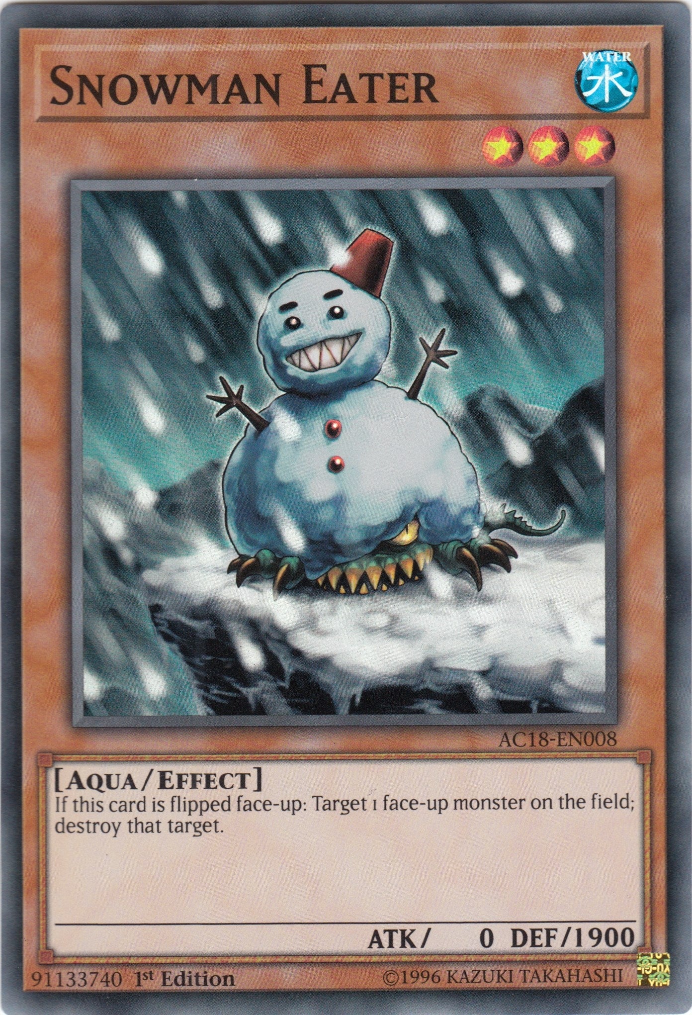 Snowman Eater (18008) (AC18) - YuGiOh Single