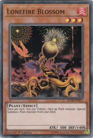 Lonefire Blossom (18017) (AC18) - YuGiOh Single
