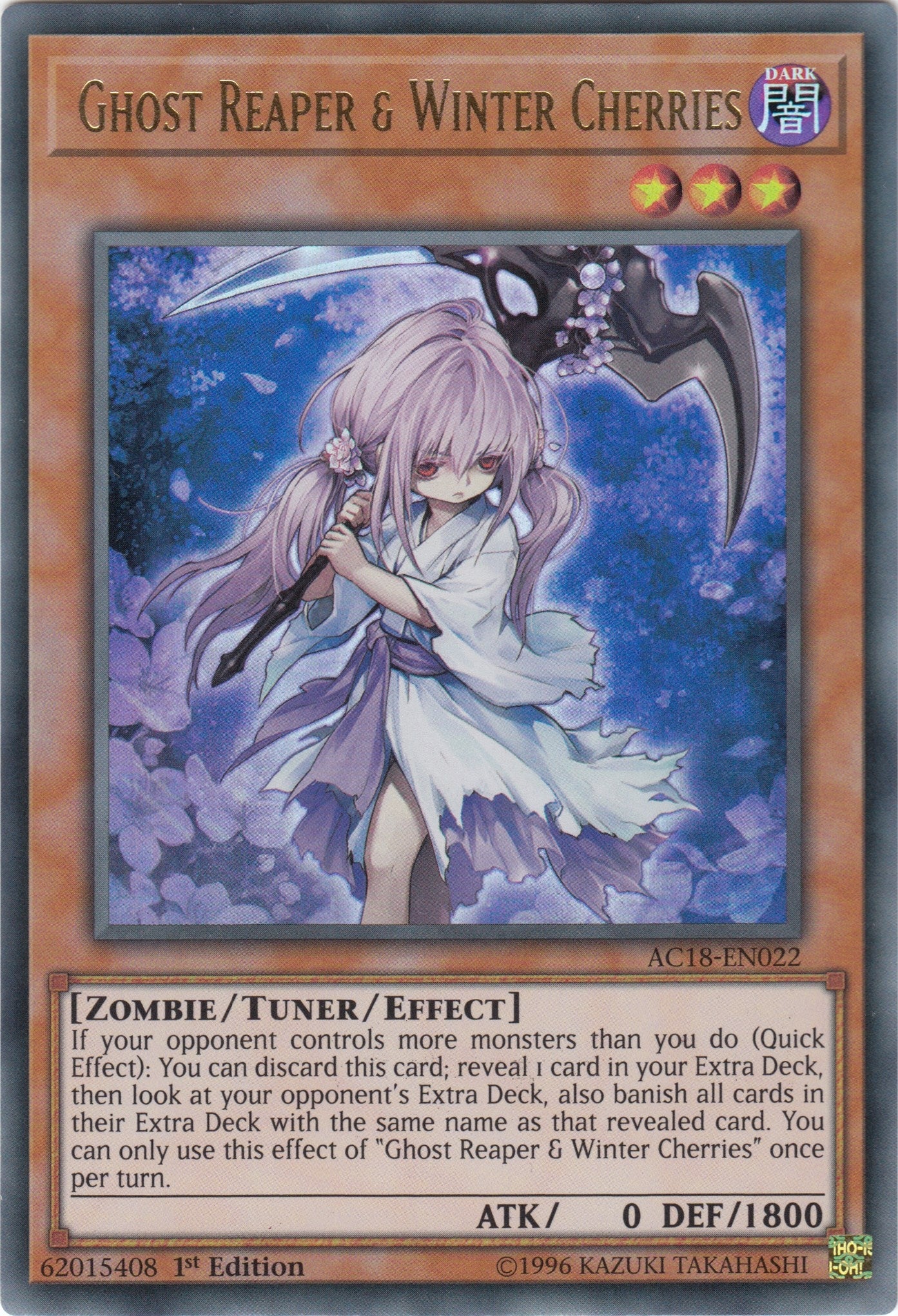 Ghost Reaper & Winter Cherries (18022) (AC18) - YuGiOh Single
