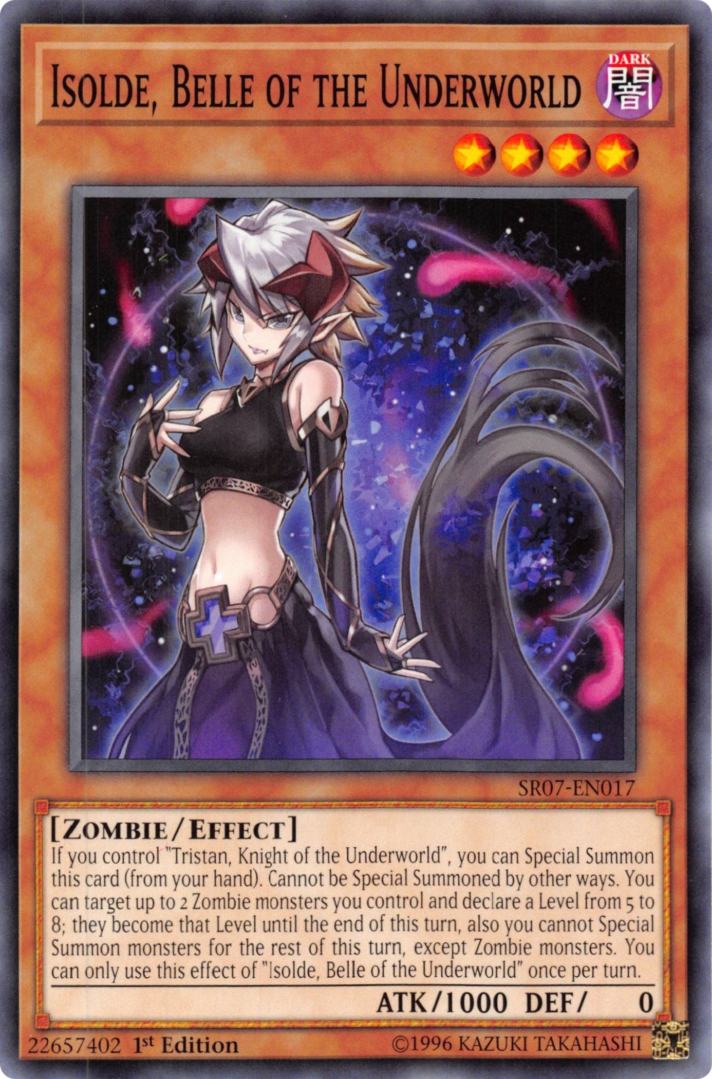 Isolde Belle of the Underworld (7017) (SR07) - YuGiOh Single