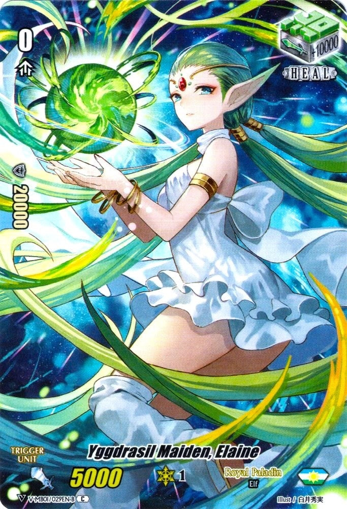 Yggdrasil Maiden Elaine (Full Art) (1029) [V-MB01] - Cardfight Vanguard Single