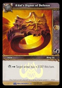 A’dal’s Signet of Defense - WoW Single