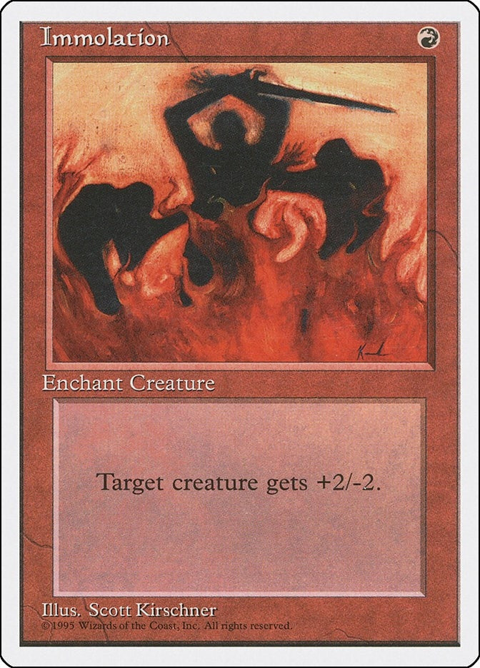 Immolation [4ED] - MTG Single
