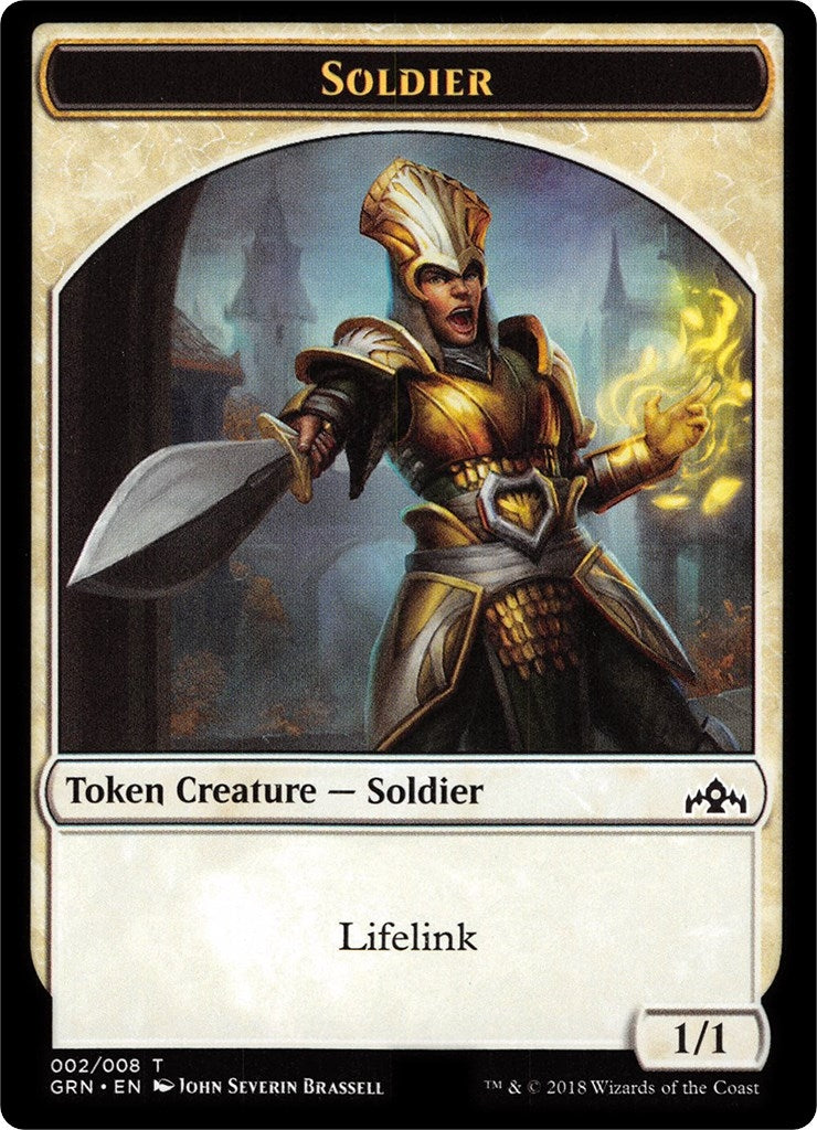 Soldier (002) // Goblin Token (0) [GR1] - MTG Single
