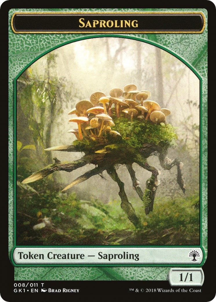 Saproling // Wurm Double-Sided Token (0) [GR1] - MTG Single