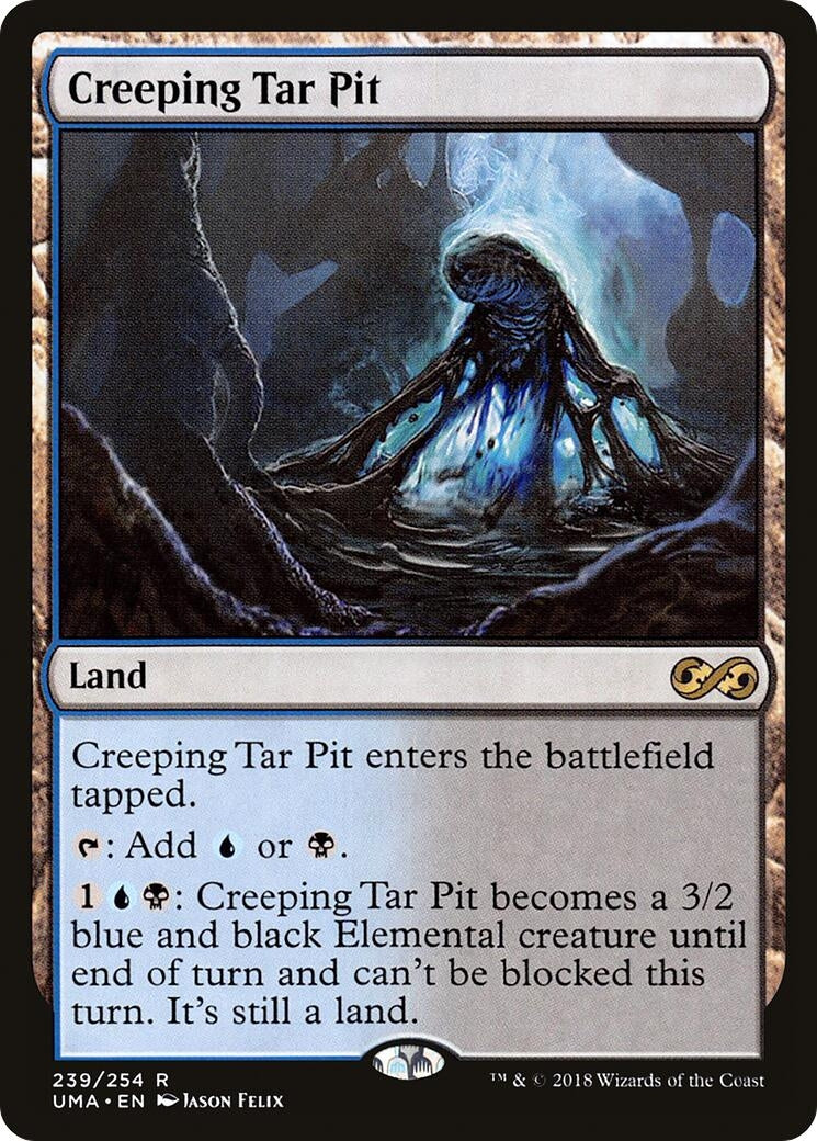 Creeping Tar Pit (239) [UMA] - MTG Single