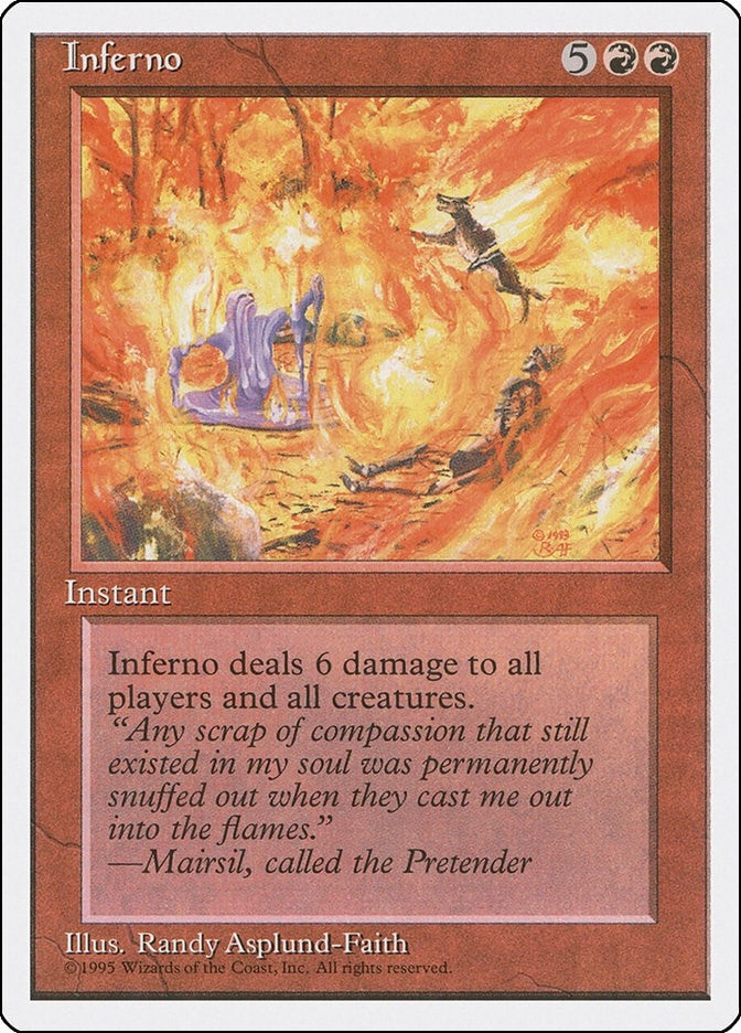 Inferno [4ED] - MTG Single