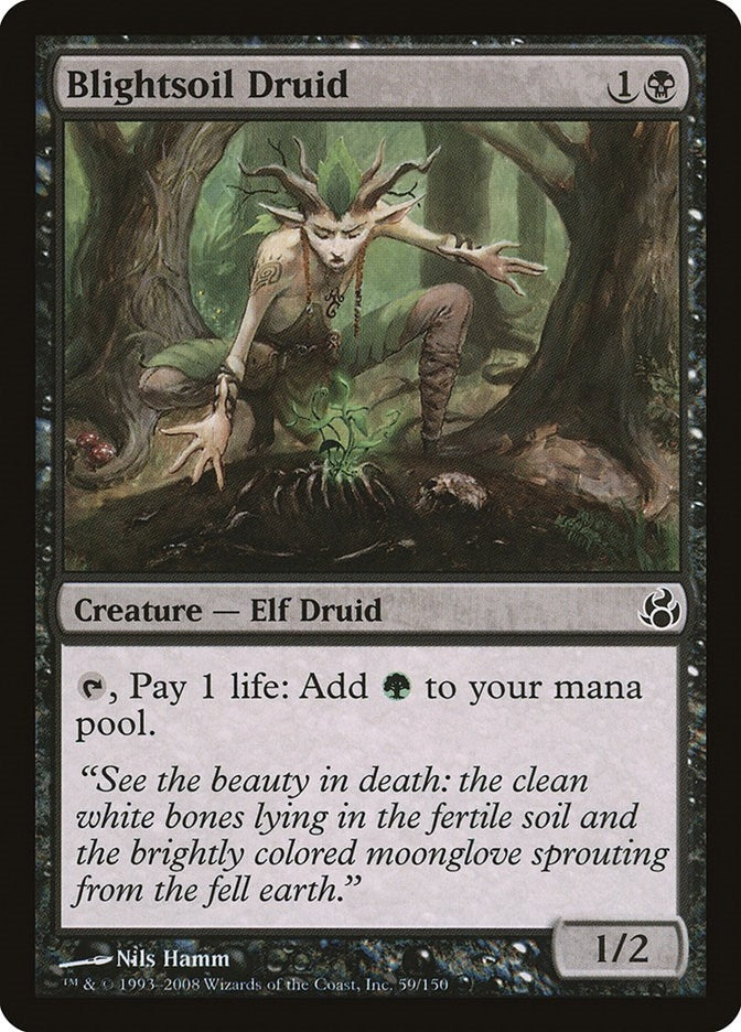 Blightsoil Druid (59) [MOR] - MTG Single