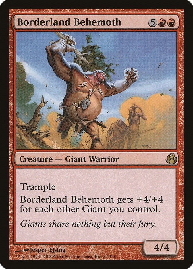 Borderland Behemoth (87) [MOR] - MTG Single