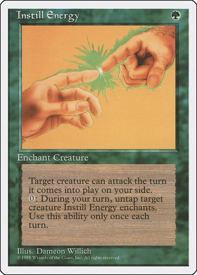 Instill Energy [4ED] - MTG Single